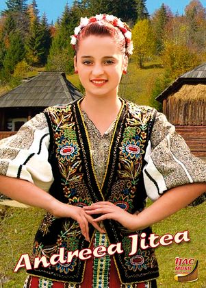 Portret Andreea Jitea — interpret de muzică populară la Ijac Music Production