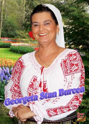 Portret Georgeta Stan Burcea — interpret de muzică populară la Ijac Music Production
