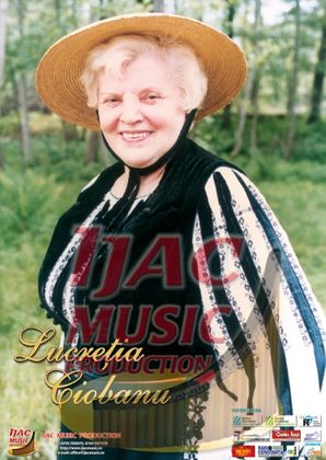 Portret Lucreția Ciobanu — interpret de muzică populară la Ijac Music Production