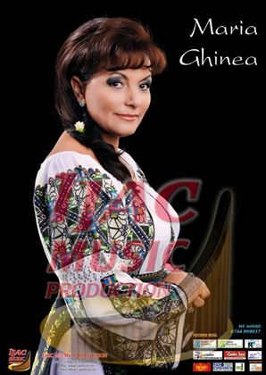 Portret Maria Ghinea — interpret de muzică populară la Ijac Music Production