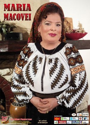 Portret Maria Macovei — interpret de muzică populară la Ijac Music Production